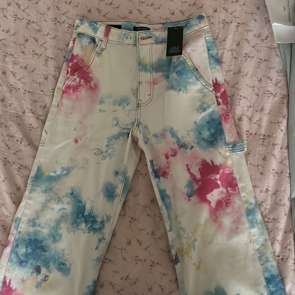 Wild Fable tie-dye, cargo jeans